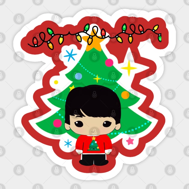 Cute chibi Yuki Christmas version Sticker by cutedrivers